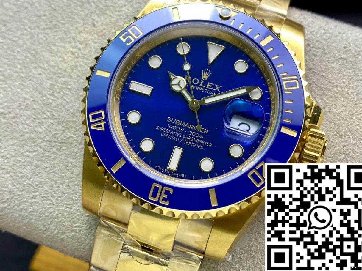 Factory Yellow Gold M116618LB-0003 Submariner VS Rolex 0306